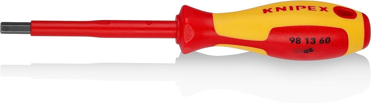 Binnenzeskant Schroevendraaier - Inbussleutel Gereedschap - Veilig Elektra Werk - VDE Geïsoleerd Handgereedschap - 212 mm Lengte - Multicolor Handvat