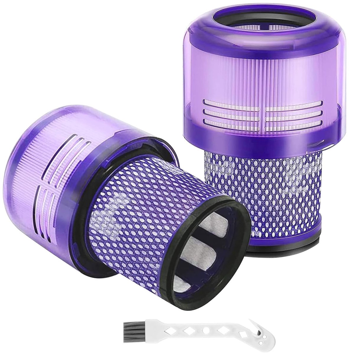 V11-filters voor Dyson - vervangingsfilters voor Dyson V11 V15 SV14 SV17 SV22 Animal/Absolute/Extra/Torque Drive/Fluffy/Complete Pro draadloze stofzuigers. Vergelijkbaar met onderdeelnummer DY970013-02