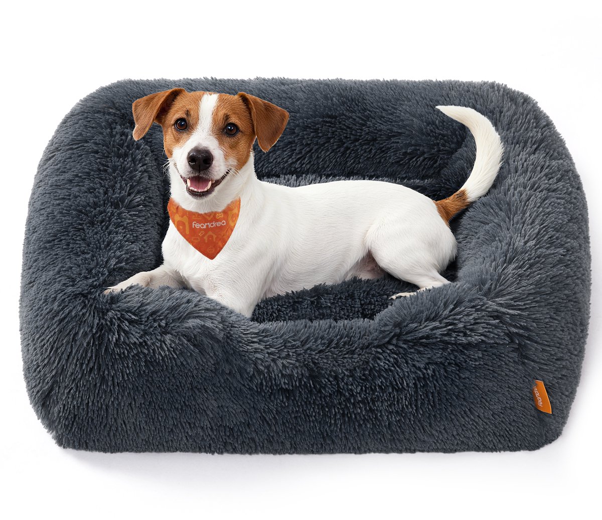 Feandrea - Hondenmand - Hondenbed met Zachte Vulling - Afneembare en Wasbare Hoes - Antislip Bodem