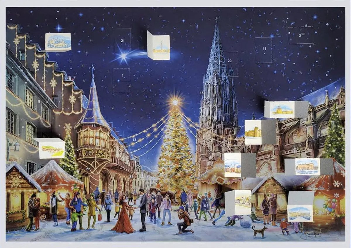Adventskalender Freiburg Kerstmarkt