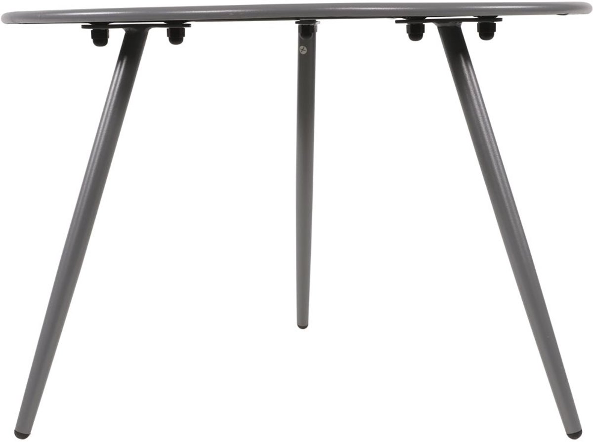 Lesli Living Table d'appoint Rafael - 60x41 cm - Gris