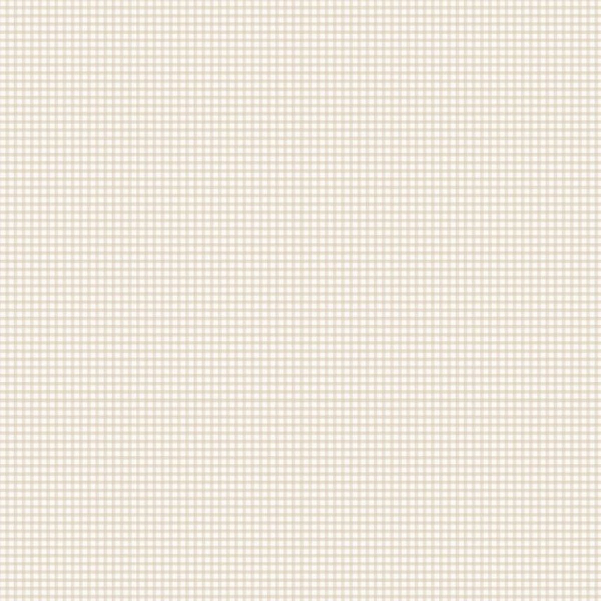 Behang – Ruiten Behang – Vichy Klein Ruitje – Beige Wit – Scandinavisch Minimalistisch – Babykamer Neutraal – Kinderkamer – 0,53 x 10,05 M – Miniatures 2