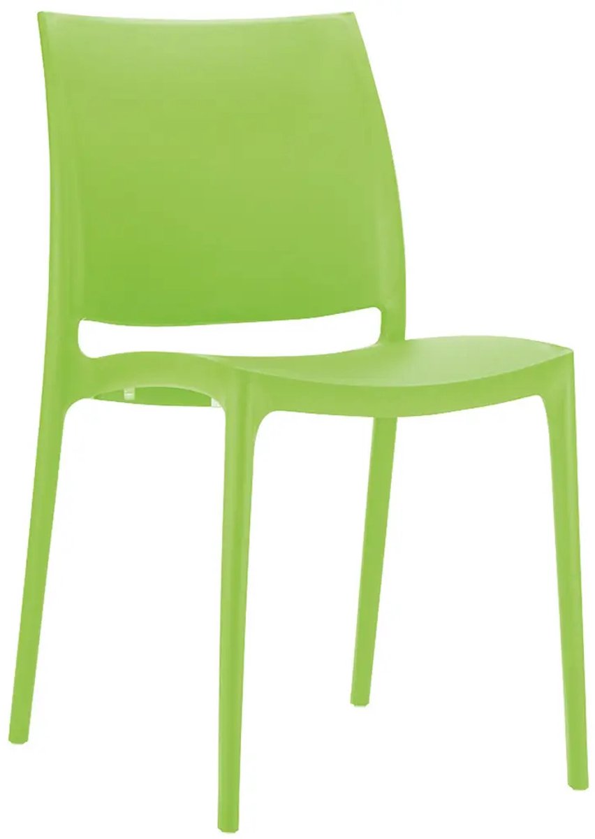 Légia Home ENZO - Eetkamerstoel - Scandinavisch Design - Stapelbaar - Lichtgroen
