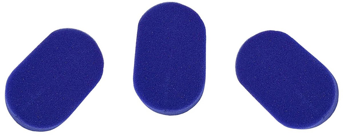 Martini Bad- en Douche Spons - Voordeelset 3 Stuks - Original - Paars - Afmeting: 14,5 cm x 9 cm x 5 cm.