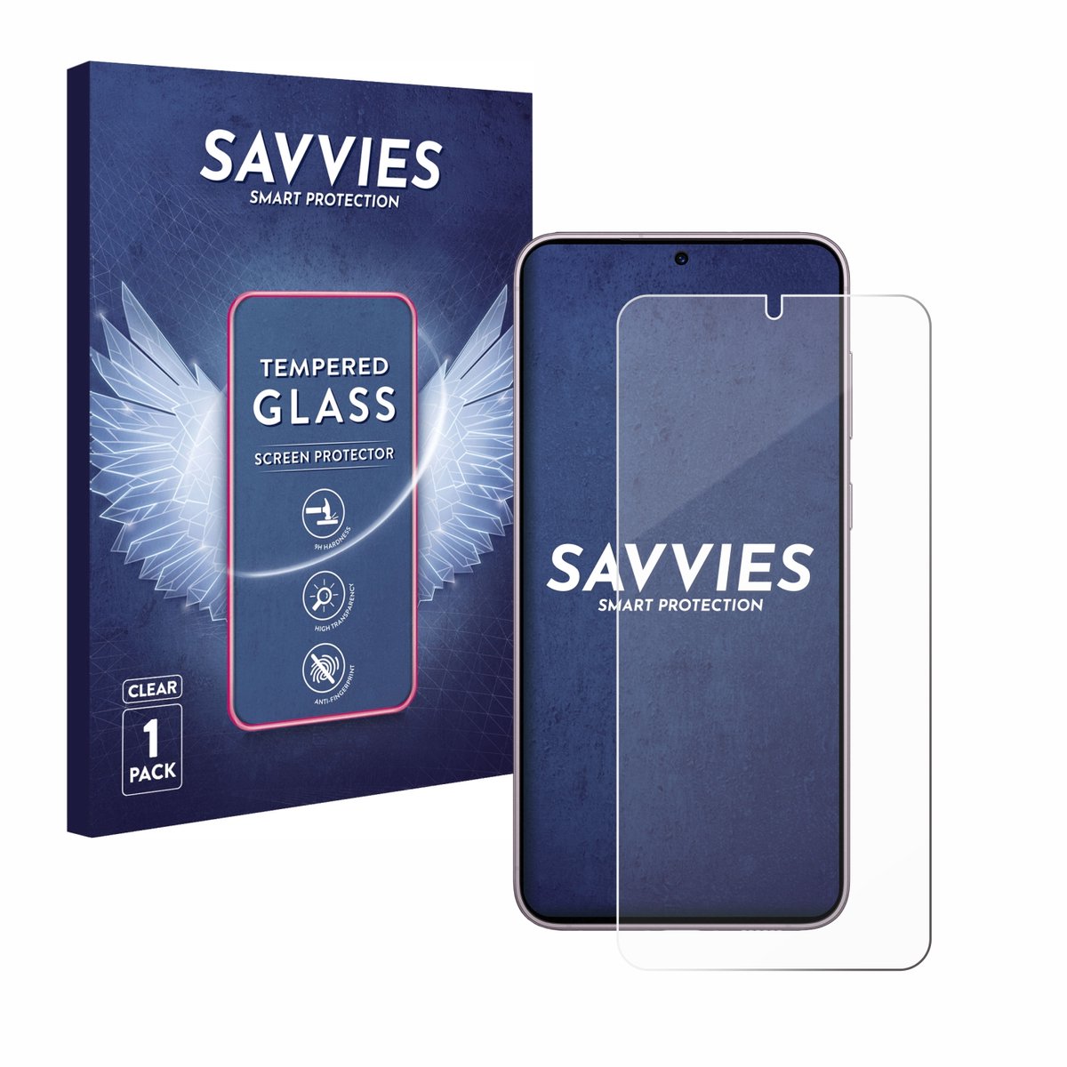 Savvies - Glas Screenprotector voor Samsung Galaxy S23 Plus - Gehard Beschermglas 9H