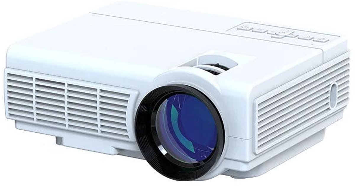 Yowhick - Beamer - Projector Beamer - Mini Meamer - 1080P - Automatische focus - met WiFi - 5G+2.4G Wireless Connection - Wit