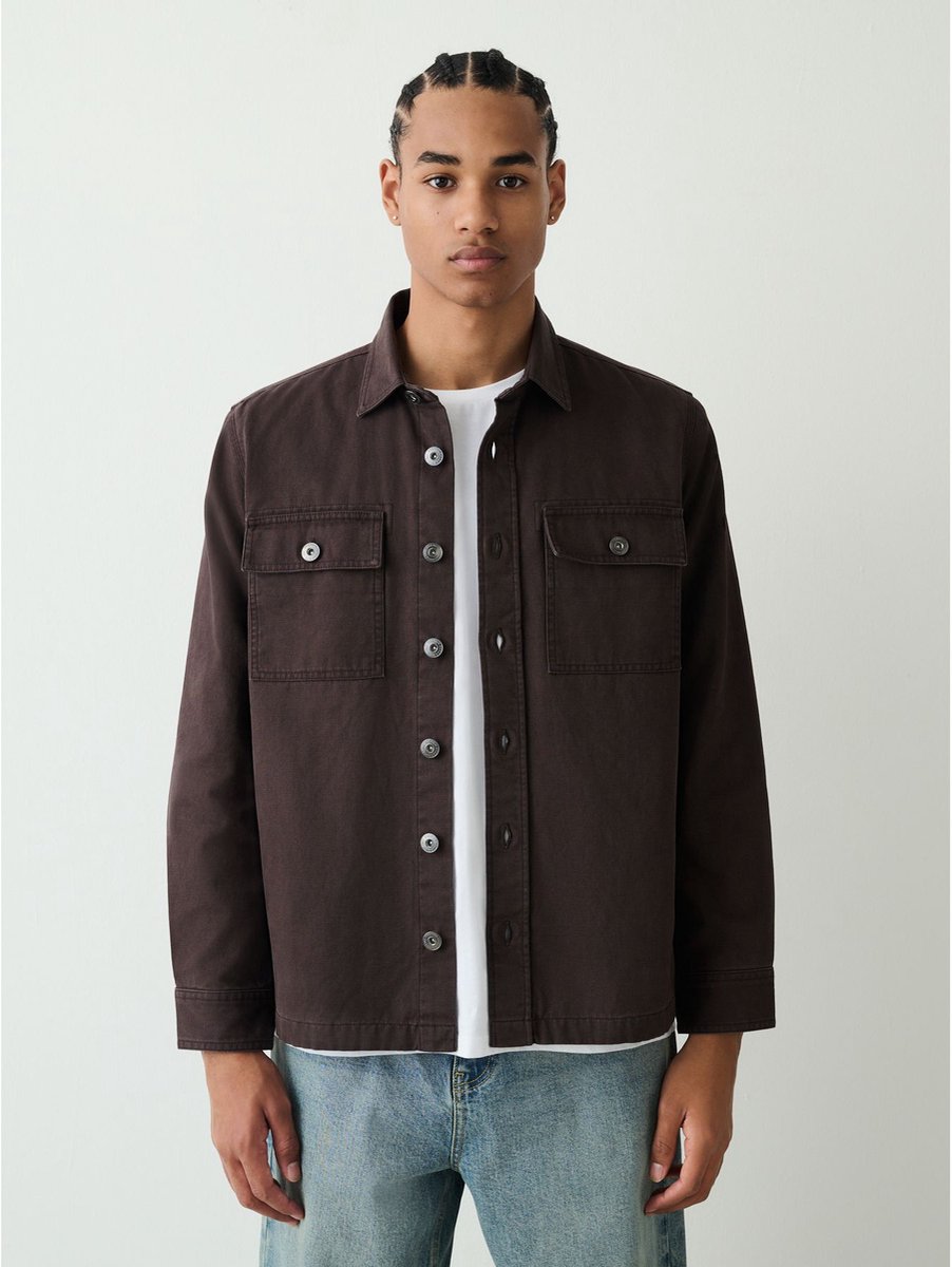 Next - Heren - Geruite vest - Bruin