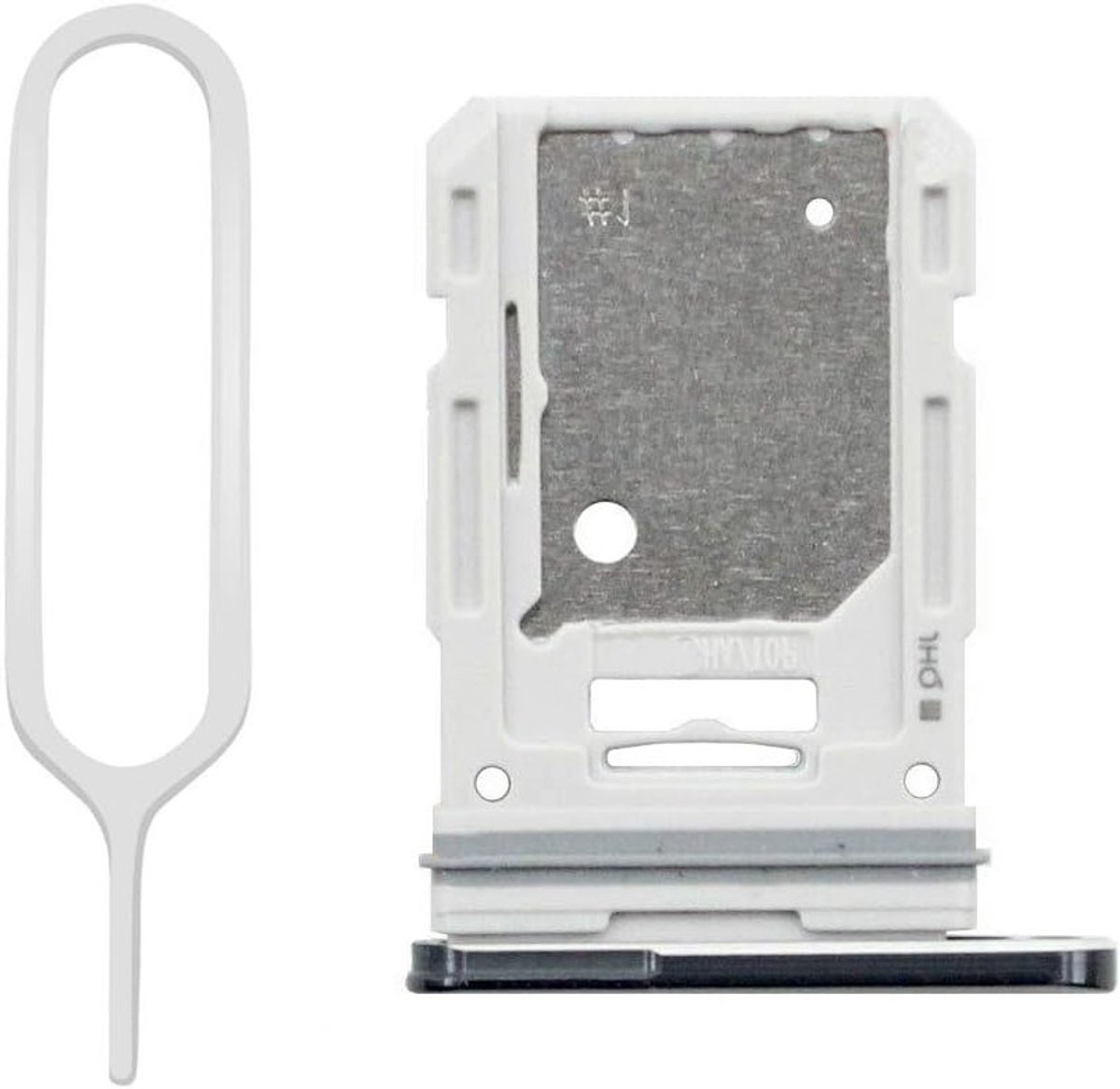 Dual Sim Tray Card Houder Nano Slot Geschikt voor Samsung Galaxy S20 FE / S20 FE 5G 2020 - Inclusief Rubber Ring en SIM Pin voor Optimale Functionaliteit en Bescherming