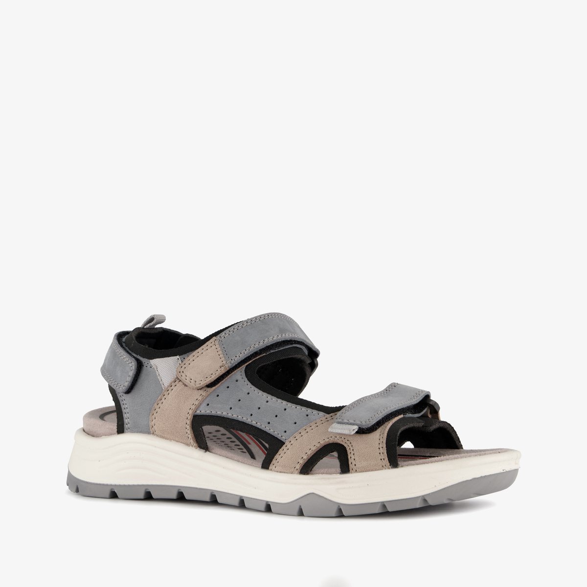 Hush Puppies leren dames sandalen – Uitneembare zool Blauw