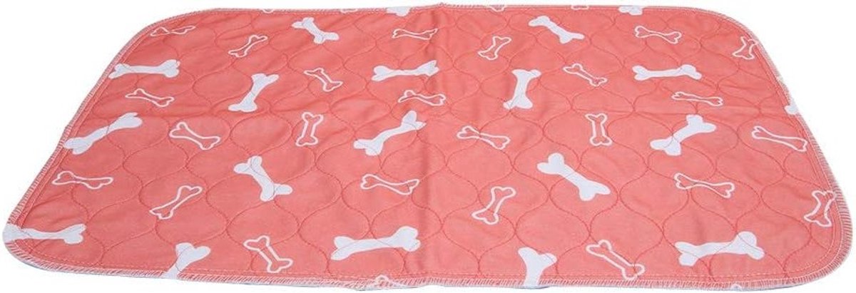 Herbruikbaar Waterdicht Hond Plasmat met Schattig Cartoon Botpatroon, Ideaal voor Vloerbescherming, Machinewasbaar en Perfect voor Huisdiertraining (40x60cm)