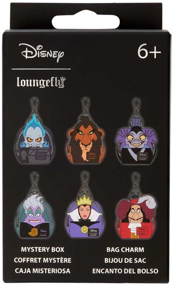 Funko Disney Villains Mystery Mini Rugzak Bag Charms Multicolor.