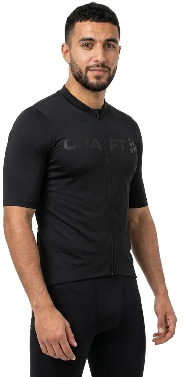CRAFT ENDUR LOGO JERSEY M Heren Fietsshirt - Zwart van craft — afbeelding 2