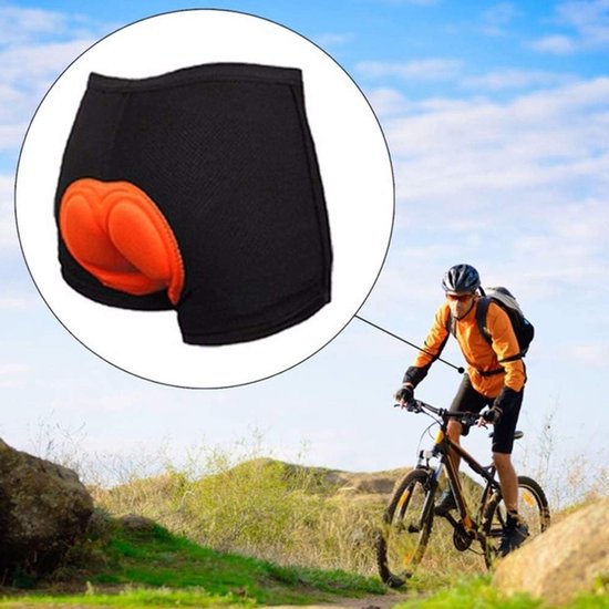 Ademende Fietsonderbroek voor Mannen met 3D Schuimkussens, Antislip en Vochtregulerend Design — afbeelding 5