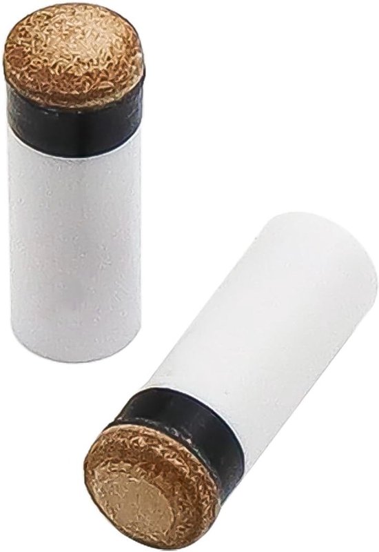 Biljartkeu - Biljartaccessoires - Witte Adereindhulzen - Vervangbare Tips - Onderdelen - Geschikt voor Biljart - Wit - 15 Set - Vervangende - Set — afbeelding 2