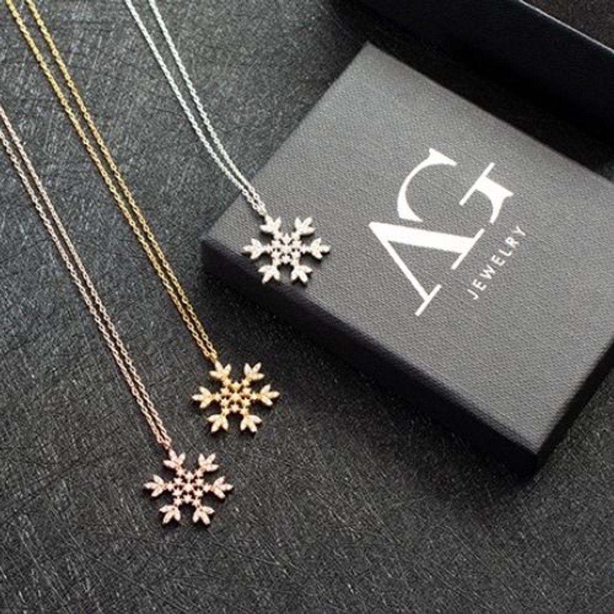 Moederdag Cadeau | 925 Sterling Zilveren Sneeuwvlok Ketting met Fijne Kristallen Sneeuwhanger Kerstsieraad_Zilver_45 cm Ketting | voor de Liefste Mama