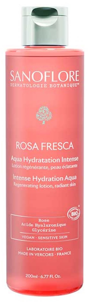 Sanoflore Aqua Rosa Eau de Soin Botanique Intense Moisture Organic 200 ml