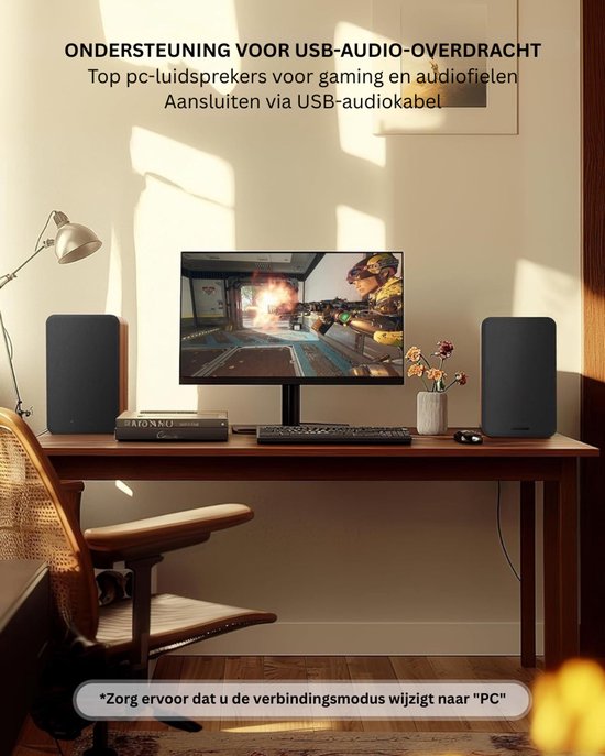 MKSS® Boekenplank Speakers - HiFi Speakers - Stereo Speakers van Merkloos — afbeelding 5