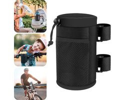 Verwijderbare Flessenhouder voor Fietsen met Schouderband, Geschikt voor Mountainbikes, Scooters en Rolstoelen, Ideaal voor Actieve Buitenactiviteiten