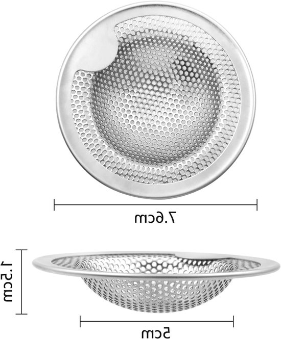 4-delige Mix-Slider Splash Guard Zeef voor Thermomix - RVS Vervangingsfilter Accessoires voor Koken en Bereiden van Merkloos — afbeelding 5