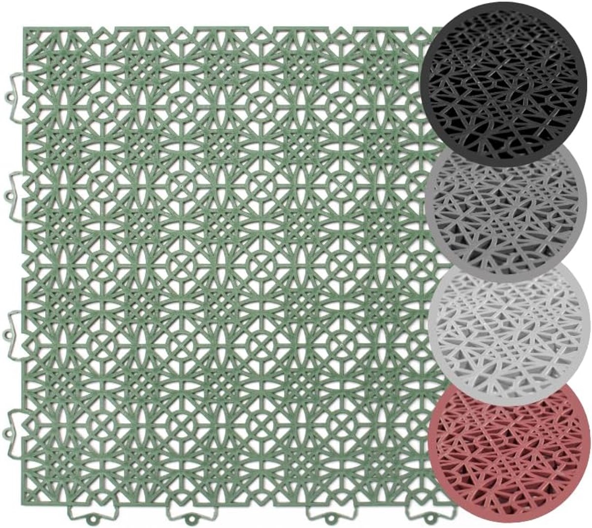 Kliktegels Kunststof voor Buiten en Binnen - Weerbestendige Terras- en Balkonvloer
