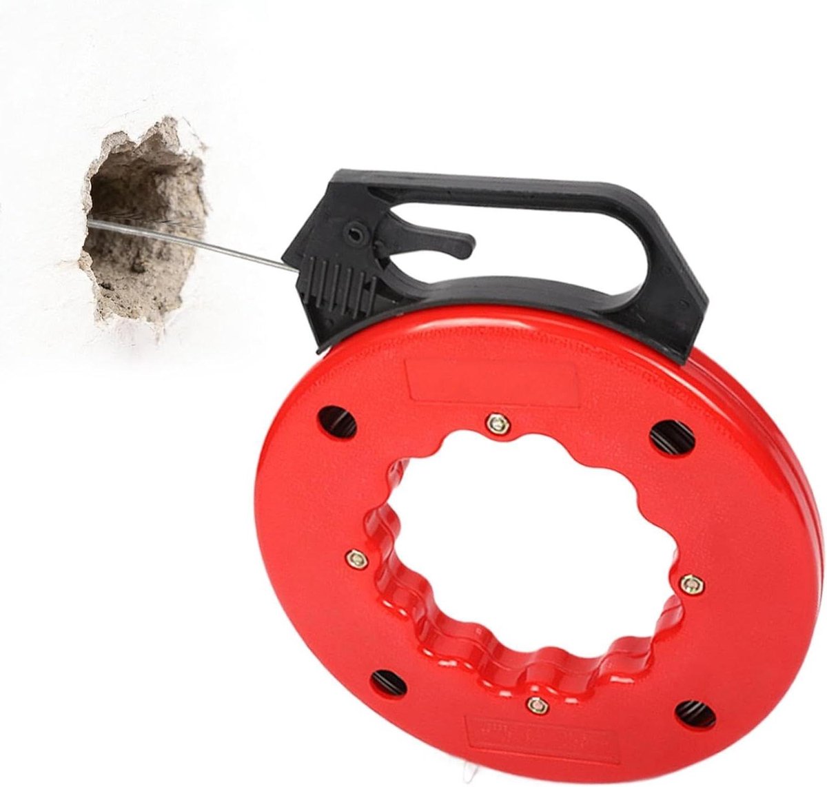 Elektrische trekveer - Kabeltrekker gereedschap - Bedrading trekken - Flexibel staalvislint - 28 x 22 x 3 cm - Niet gespecificeerd