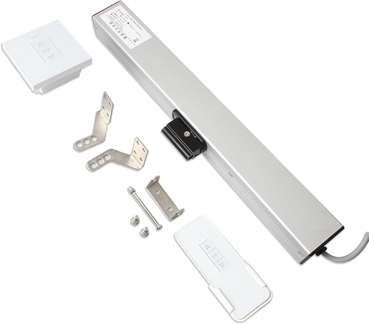 Gemotoriseerde Raamopener - Elektrische Actuator - Automatische Ventilatie - 400N Belastingscapaciteit - 24V DC - Zilver