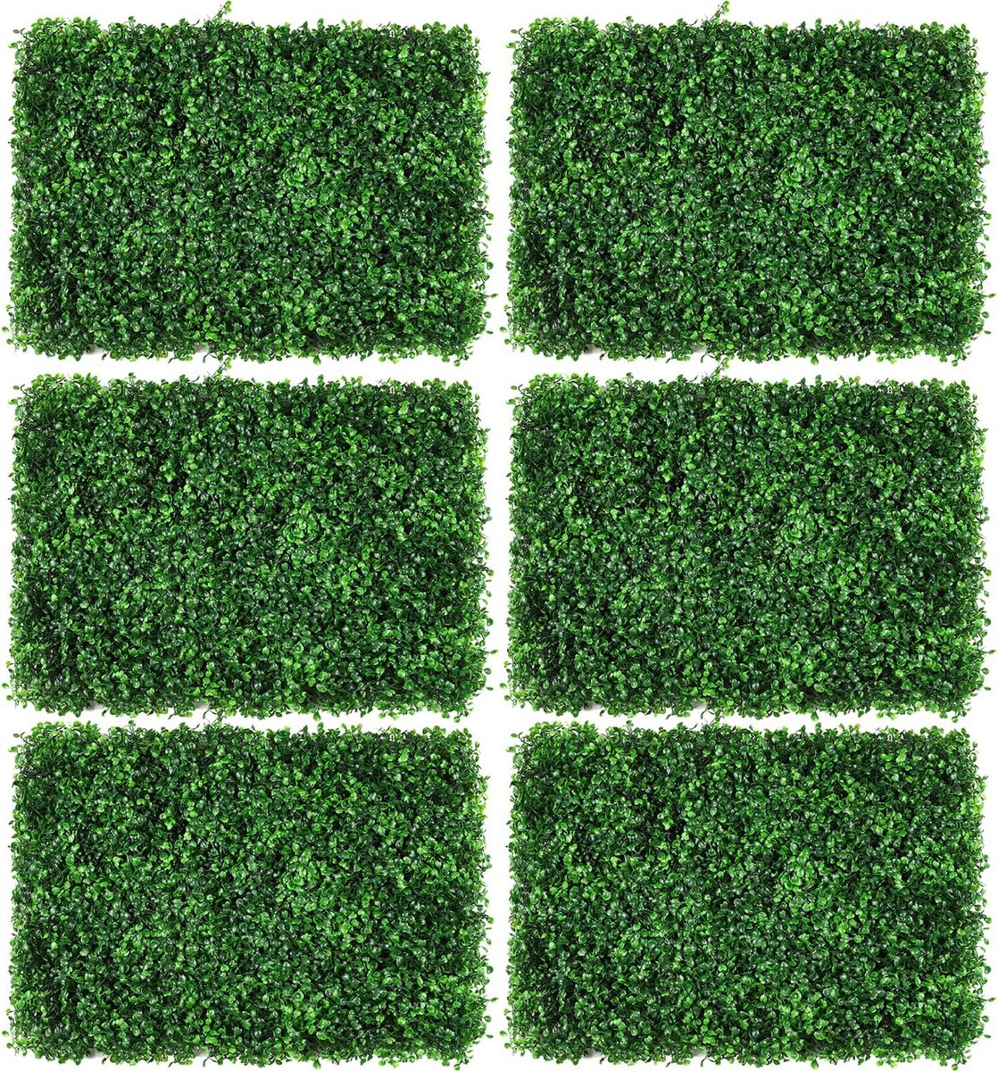 12 Kunststof Klimopbladeren 60x40 cm - Kunstplantenpanelen voor Muur en Tuin Decoratie