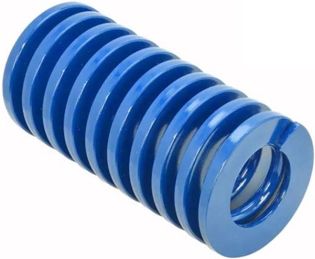 Matrijsvormveren - Drukveer Spiraal - Precisie Machines - Lichte Belasting - 6-50 mm - Blauw