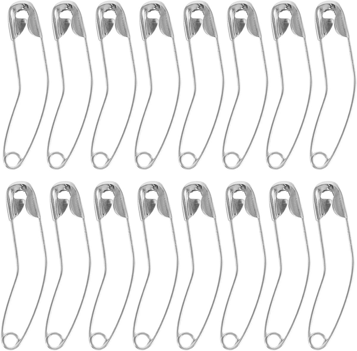 100 Stuks Vernikkelde Gebogen Veiligheidsspelden Rijgspelden Voor Naaien Rijgspelden Voor Quilten Naaispelden Voor Stof T-Vormige Spelden Quiltspelden Voor