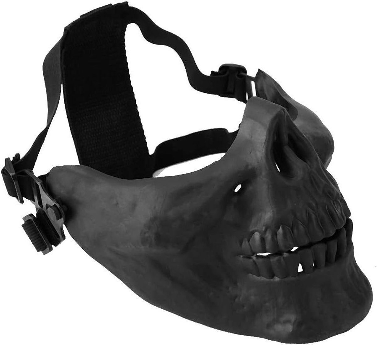 Beschermend Masker - TPU Polyestermateriaal - Spel Activiteiten - Betrouwbaar Duurzaam - One Size - Zwart