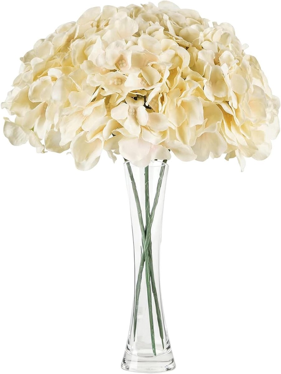 Natuurlijke Uitziende Nep Hortensia 3-Pack Kunstbloemen 68 cm Stabilized Decoratieve Bloem