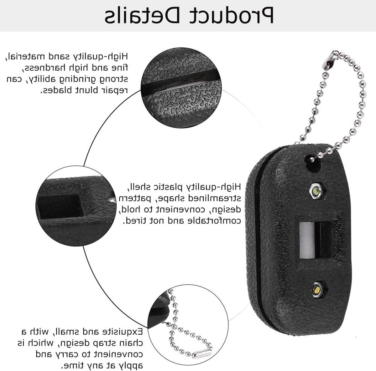 Schaatsmes slijper, draagbare slijptool voor schaatsen, inclusief slijper en opbergtas, ideaal voor schaatsliefhebbers