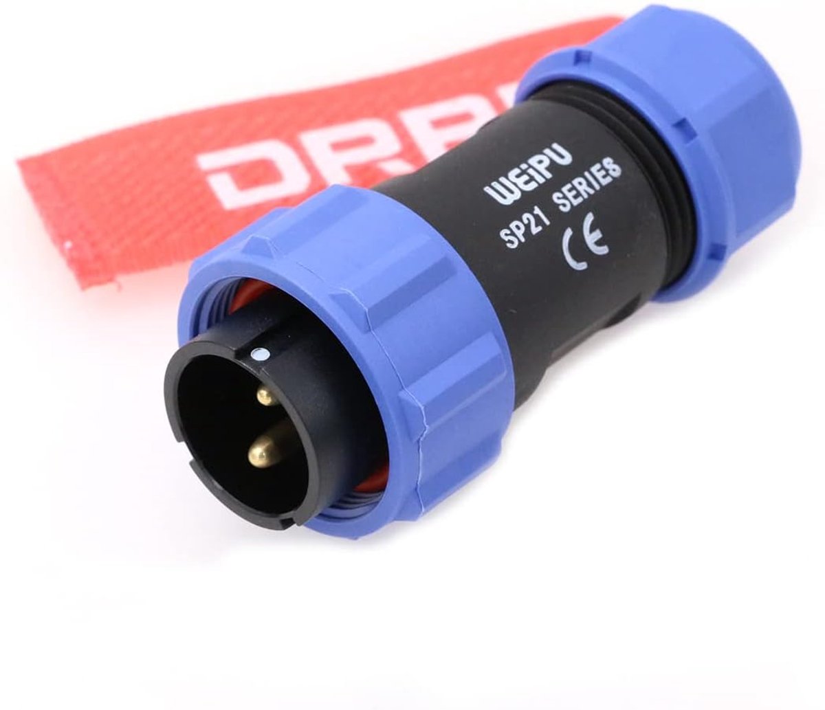 Waterdichte Ronde Luchtvaartconnector 2-polig 30A Voor Draagbare Energiecentrales