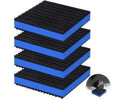 MTTproducts- Vibratiepads Heavy-Duty - Geluidsisolatie - Antivibratie - Rubber - EVA Kern - Schokabsorberend - Sterke draagcapaciteit