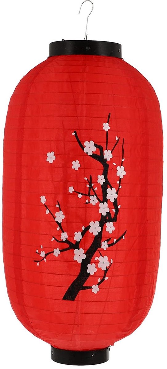 MTTproducts- Papieren Lantaarn - Japanse Hangende Lantaarn - Kersenbloesem Design - Decoratie voor Bruiloften - Feestbenodigdheden - Elegante Sfeer - Decoratieve Lantaarn