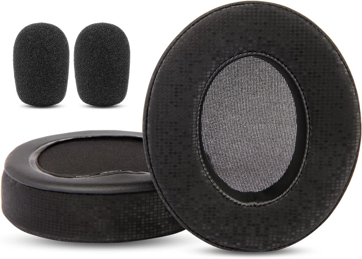 Upgrade Vervangende Oorkussens voor EKSA E900 en E900 PRO Gaming Headset - Zacht en Comfortabel Earmuffs Kussen (Zwart)