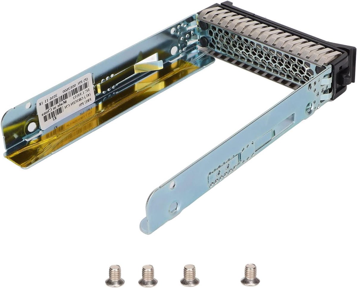 2.5 inch HDD Caddy voor SAS/SATA - Universele Hard Drive Behuizing voor Servers zoals X3850, X3650, ST550, SR550, SR650 en SR850 M5