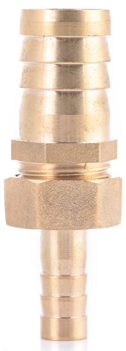 Cosensi- Slangverbinder 10-19 mm - Messing - Reducer - Slangconnector - Hoge kwaliteit - Professionele aanpassing
