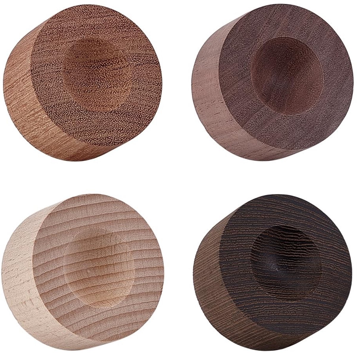 Cosensi- Olie Diffuser Houten - 4 Kleuren - Etherische Oliën - Aromatherapie - Compact - 50 mm Diameter - Aroma Diffuser