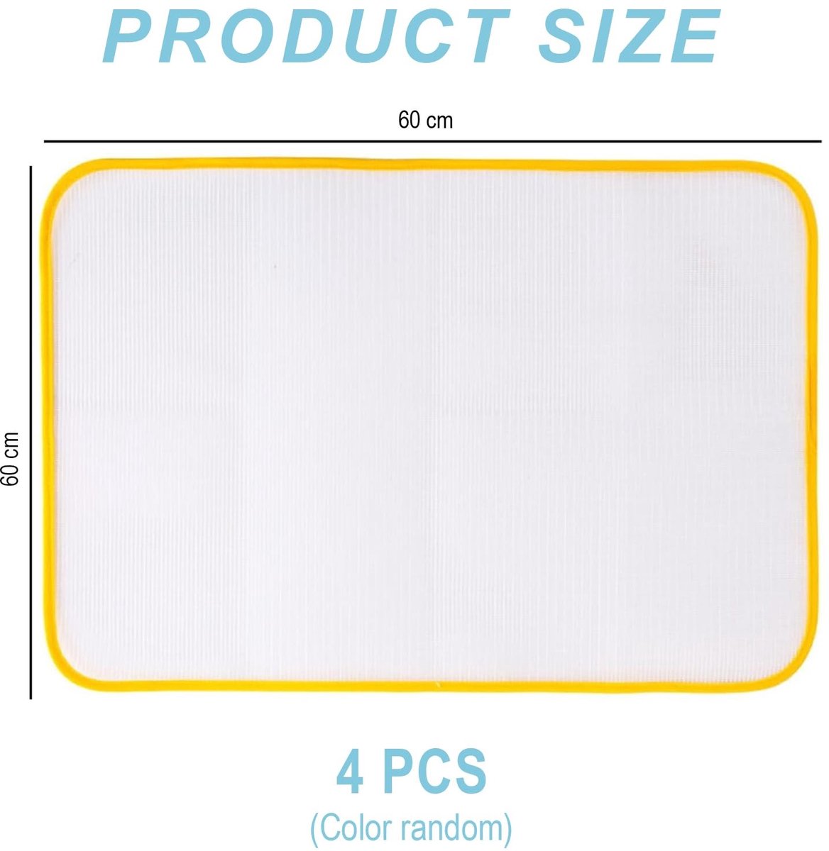 Cosensi- Strijkplankhoes Hittebestendig - 4-delige Set - 40 x 60 cm - Mesh Stof - Zacht Strijken - Bescherming tegen Brandwonden - Strijkdoek