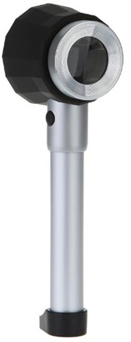 Cosensi - Handheld Vergrootglas - 10X-lens met LED-Licht - Zwart Wit - Ideaal voor Inspectie - Geschikt voor Schoonheid en Kunst