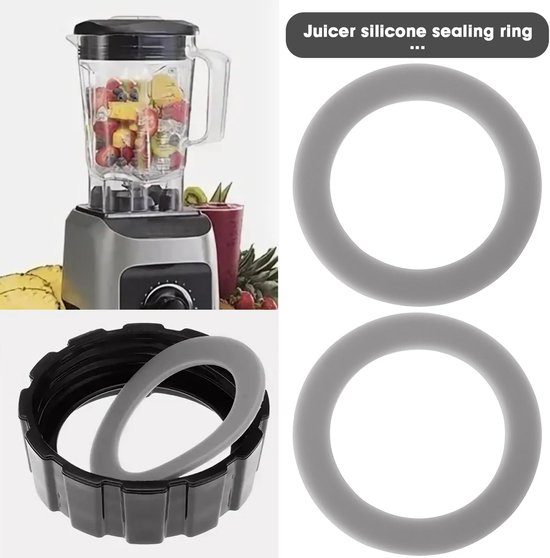 Cosensi- Blender O-Ring Set - Siliconen Afdichting - 6 Stuks - Binnendiameter 47mm - Buitendiameter 67mm - Dikte 2mm - Afdichtring — afbeelding 4