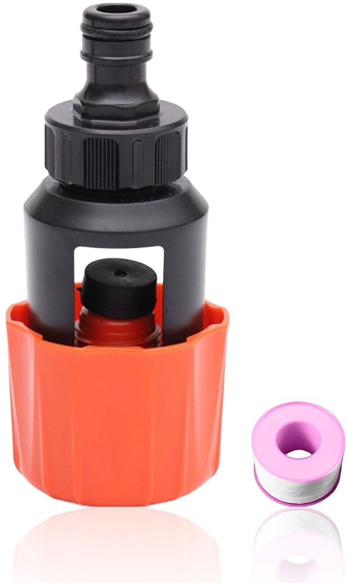Cosensi - Universele Kraanadapter met Waterdichte Tape - 1 Stuk - Geschikt voor Keuken en Binnengebruik