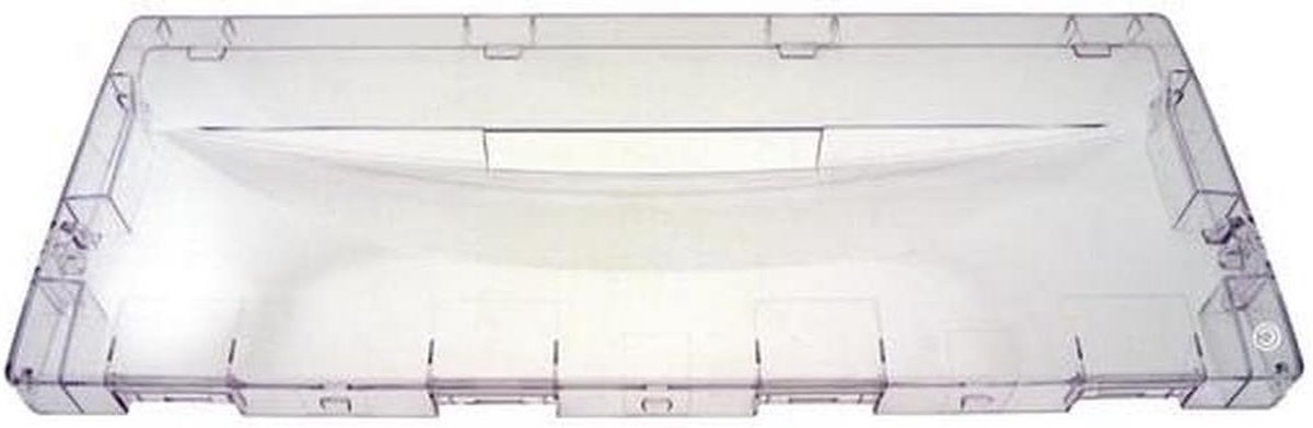 Vrieslade Paneel - Vrieslade Lade - Vriezer Onderdeel - Rechthoekig Ontwerp - 414x162x25 - Transparant