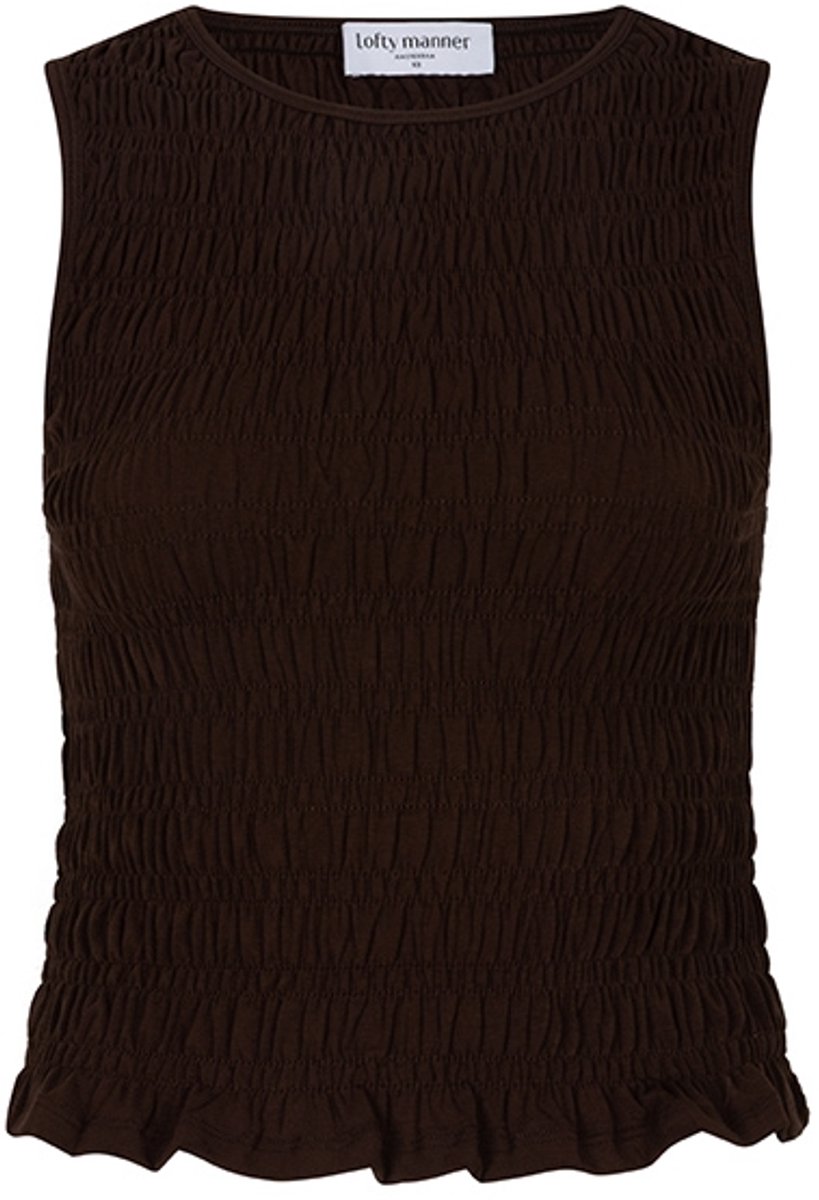 Lofty Manner Top Top Jacky Rf05 1 Brown Dames Maat - S