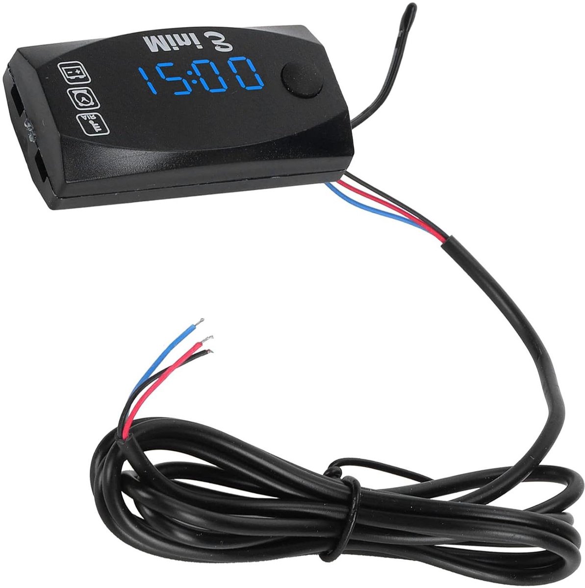 Elektronische Meter - 3-in-1 Display - Motorfiets Rijden - Waterdicht IP67 - 12V - Blauw