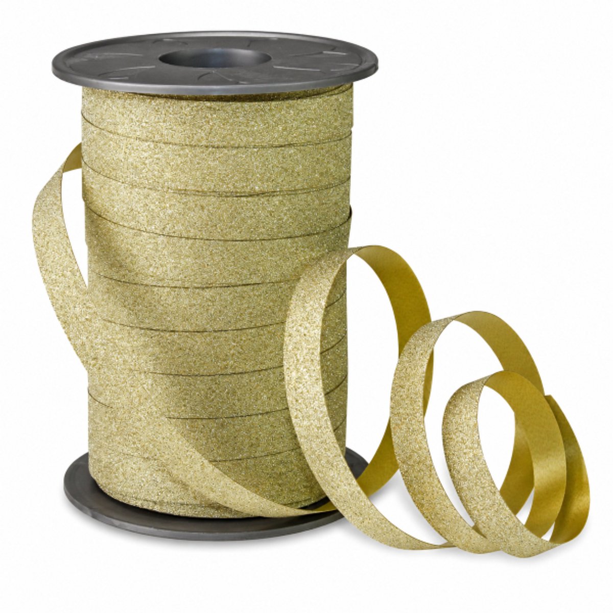 Krullint Glitter Goud - 10mm