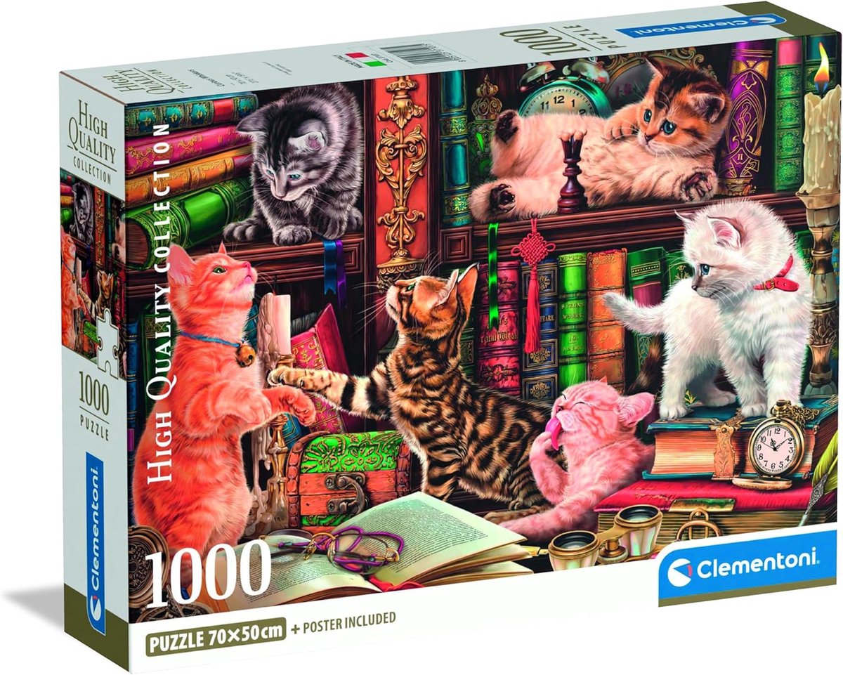 Puzzel 1000 stukjes - Volwassen puzzel - Ontspanning thuis - Gerecyclede materialen - 70 x 50 cm - Meerkleurig