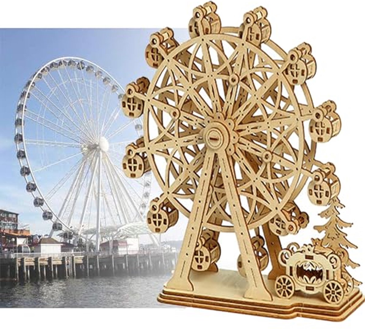 3D Houten Puzzels voor Volwassenen en Tieners - Creatieve DIY Puzzels voor een Bijzondere Cadeau-ervaring