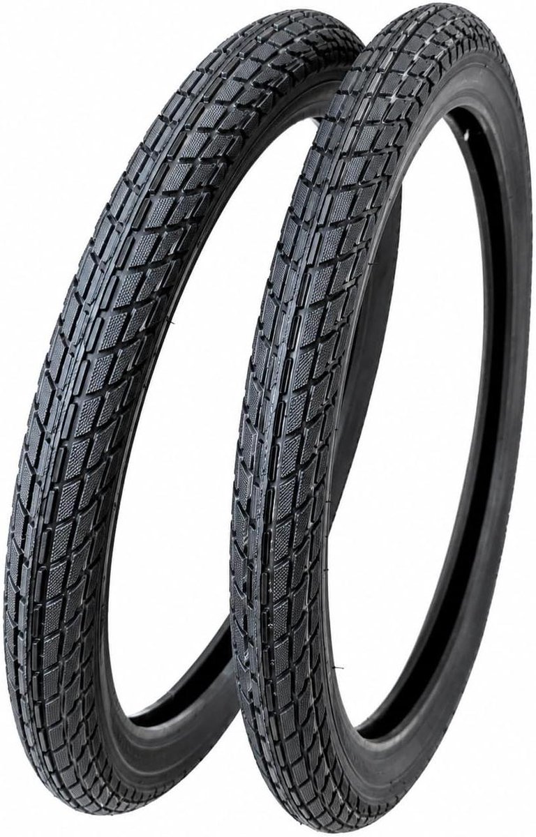 Fietsbanden Set - Reservebanden Mountainbike - Veilige Rit - Optimale Tractie - 20 Inch 1.75 - Zwart
